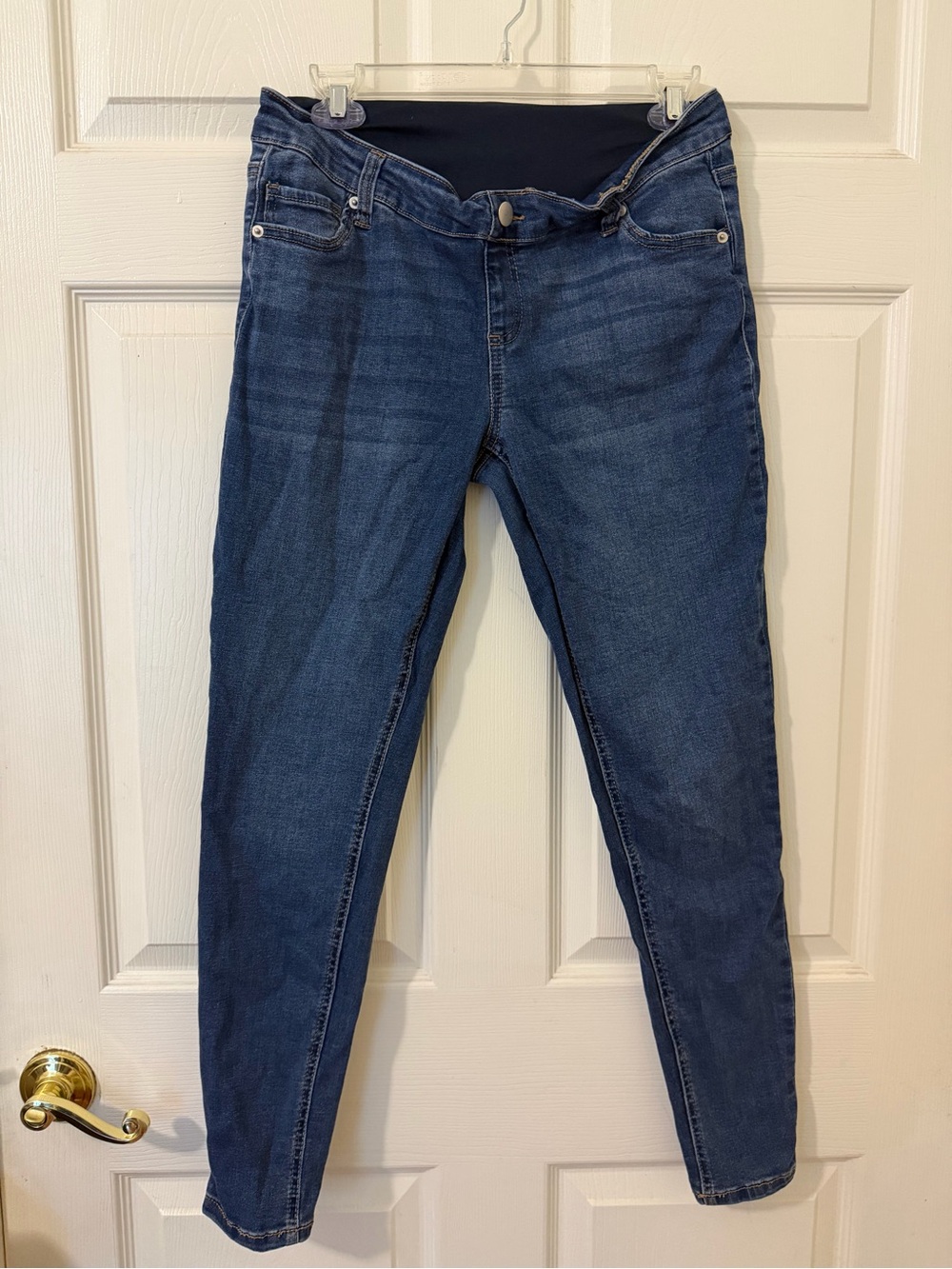 Time and Tru Maternity Full Belly Panel Skinny Jeans Medium 8-10 0084